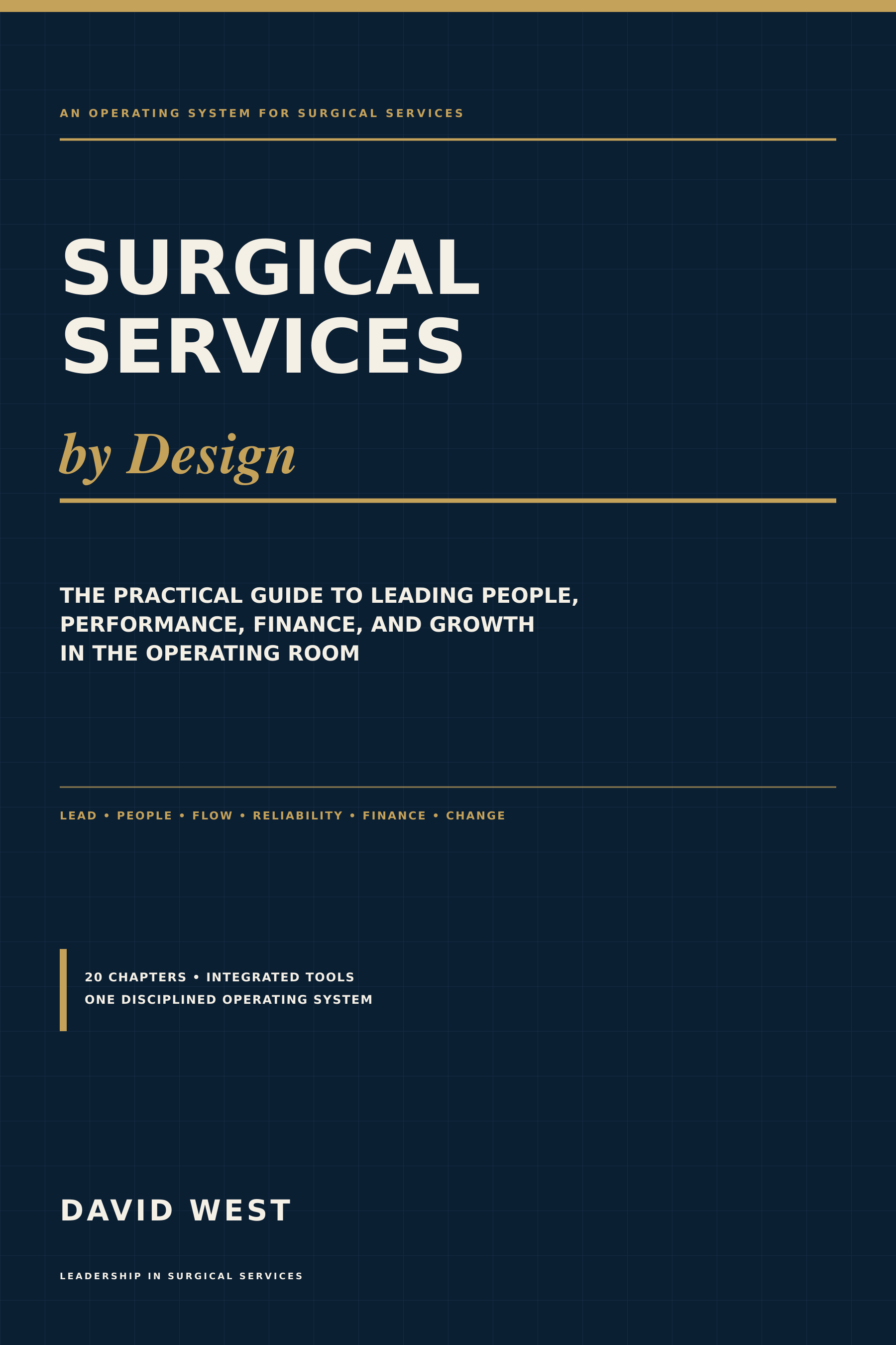 Front cover of Surgical Services by Design by David West